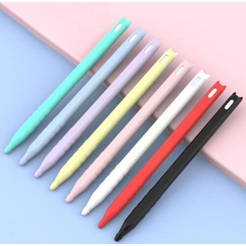 For Apple Pencil Luxury Posture Stylus Apple 2 Generation Sleeve Anti-fall for Ipad Sleeve Silicone Pen Cartoon Pen Y2E6