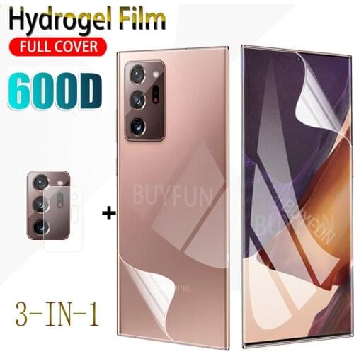 For Samsung Galaxy note 20 ultra Hydrogel film for Galaxy note 20 Note 20 camera screen protective for Samsung Note 20 Ultra