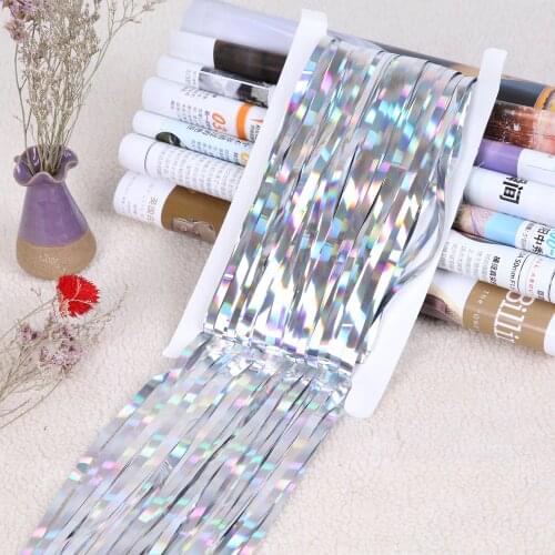 Birthday Party Backdrop Wedding Decoration Shimmer Curtains Glitter Fringe Tinsel Foil Curtain Adult Kids Photo Booth Rain Drape