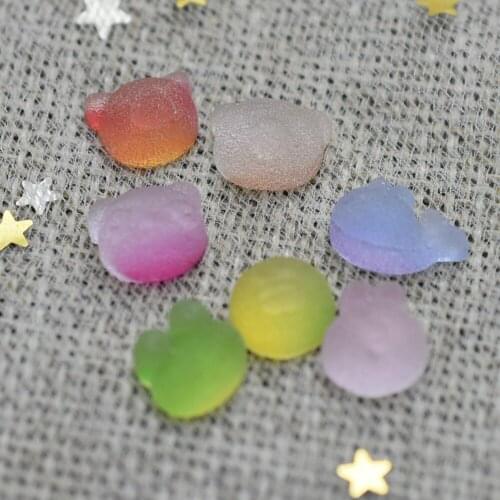 200pcs/lot Resin flat back simulation food cartoon animal candy mix size Cabochon Scrapbook Embellishment DIY