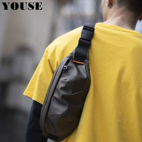 2021 Crossbody Bags for Men One Shoulder Toiletry Leather Messenger Sports Sling Smartphone Motorcycle Small Backpack Crossbody