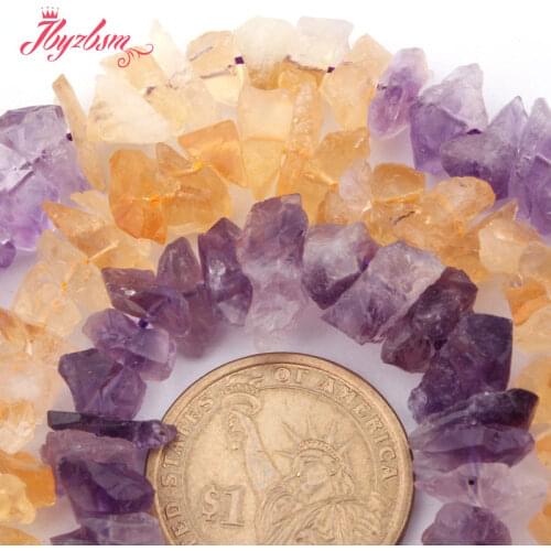 5-10x10-14mm Crude Freeform Quartzs Crystal Natural Stone Loose Bead For DIY Necklace Bracelets Jewelry Making 15",Free Shipping