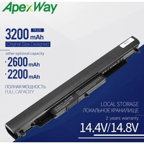 Apexway Laptop Battery for HP HSTNN-LB6U HSTNN-LB6V 807957-001 HS03 HS04 240 245 250 G4 14-ac0XX 15-ac0XX HSTNN LB6U Notebook PC
