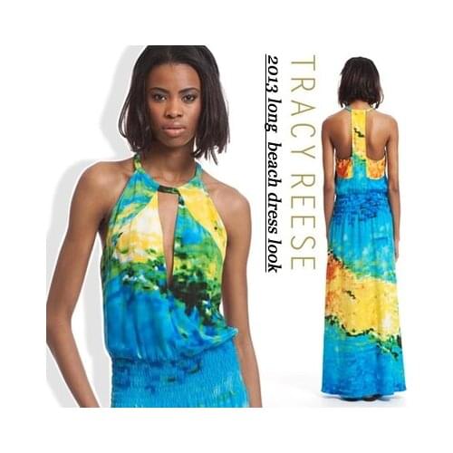 Pure mulberry silk crepe de chine fabric--100% silk fabric, abstract blue and yellow bulk print by 100cm length and 110cm width