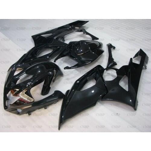 For Suzuki GSXR1000 2005 - 2006 K5 Bodywork GSXR1000 05 Motorcycle Fairing for Suzuki GSXR1000 05 glossy Black Plastic Fairings