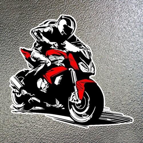 Fuzhen Boutique Decals Exterior Accessories Motorcycle Race Biker Colorful Car Sticker Funny Stickers Styling Removable Decal