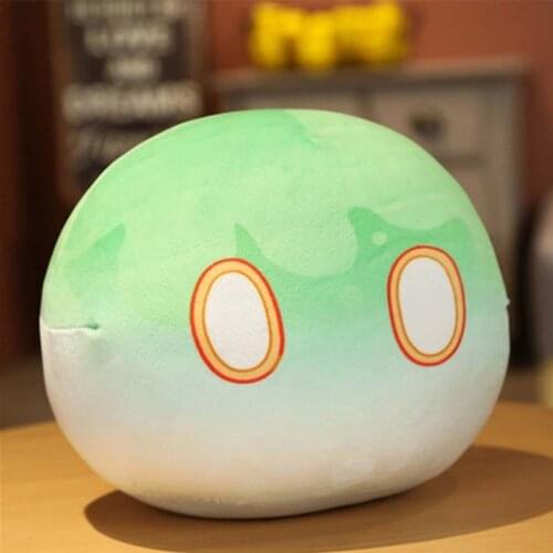 Game Genshin Impact Slime Plush Toy Anime Plushie Kawaii Keli Dango Throw Pillow Dolls Toys for Children Birthday Gifts