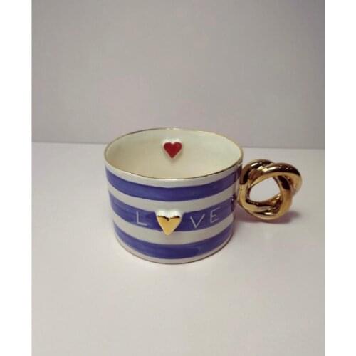 Handmade High Quality Ceramic Coffee Tea Cup Mug Office Cafe Tumbler Women Men Gift