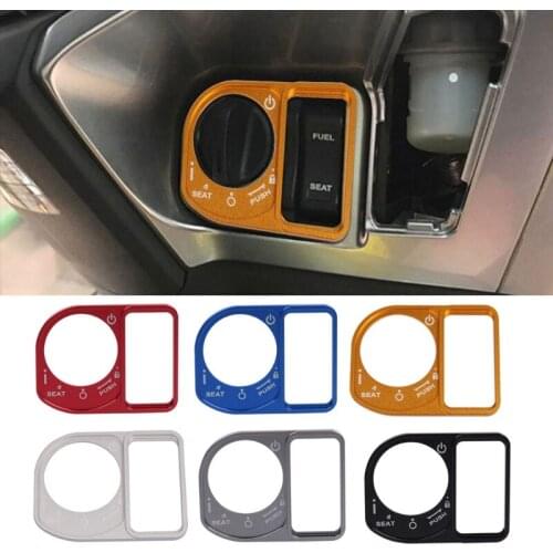 Aluminum Alloy Electric Door Lock Cover Compatible with PCX150 Durable Switch Protector Motorbike Accessories