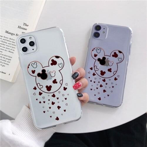 Fashion Cartoon mouse Phone Case For Samsung Galaxy A50 A51 A21s A70 A71 A7 2018 A71 A5 2017 A20e A31 EU A20 S20 FE S10e Cover
