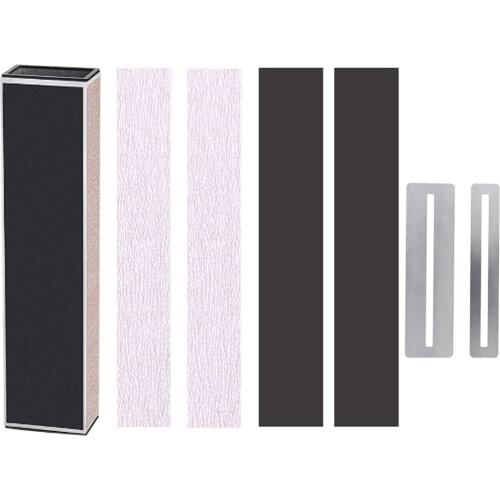 Fret File Set Guitar Fret Leveling Grinding File Fingerboard Polishing Block Fretboard Guard Kit