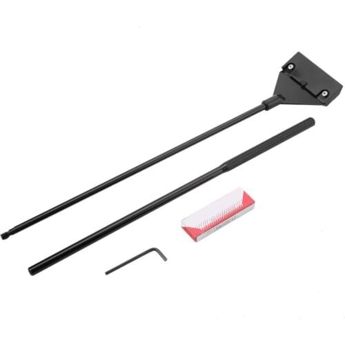 Stainless Steel Aquariums Fish Tanks Cleaner Algae Scraper Detachable Tank Razor Blade Glass Cleaner Multi-Tool Cleaner Kit Set