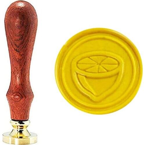 Lemon Wax Seal Stamp Wedding Invitations Gift Set Kit