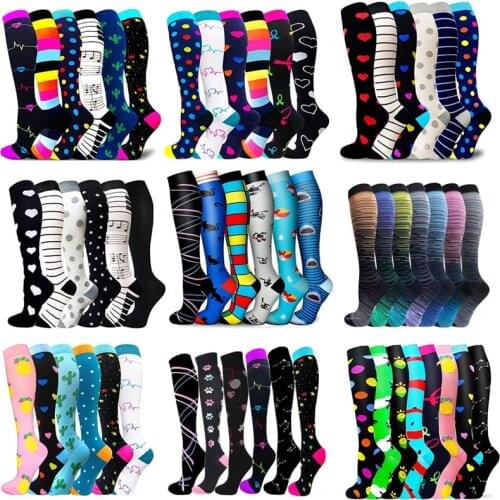 Dropship Compression Socks Soccer Socks Sports Socks Men Women Unisex Wholesale Outdoor Running Pressure Marathon Stockings