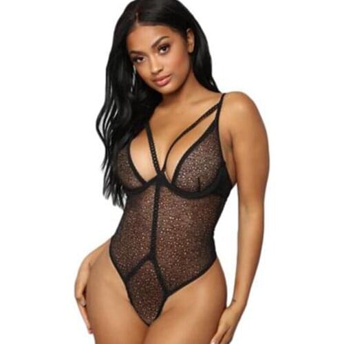 Novelty Special Use apparel Sexy lace lingerie t bra +panties Sexy lingerie three-point suit black lace sling underwear