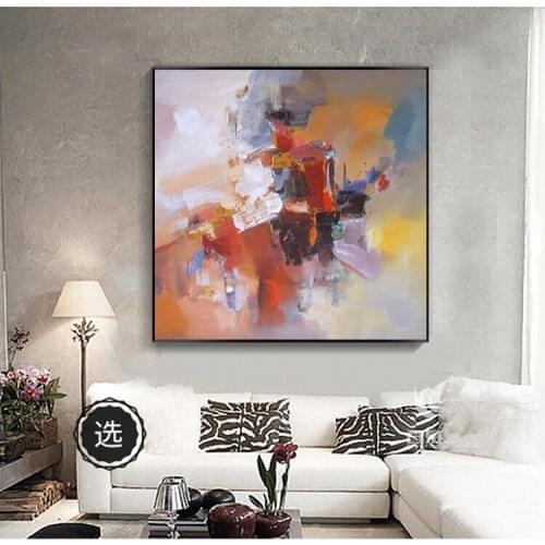 Knife Oil Painting Abstract Hand painted Wall art Picture for living room Modern Decorative Canvas Paintings