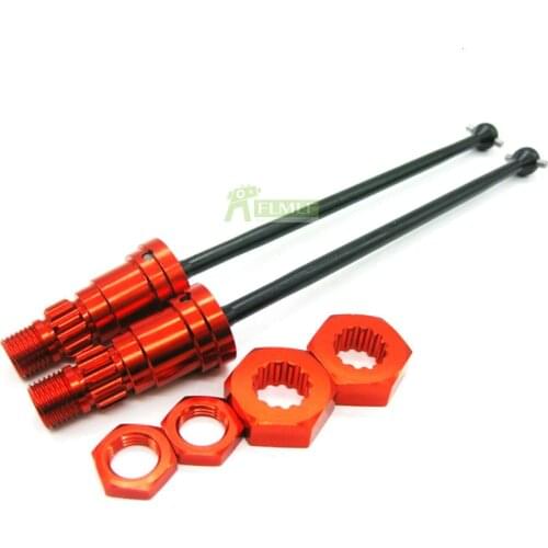 Alloy CNC Front and Rear Drive Shaft Fit for 1/5 TRAXXAS TRX X-Maxx XMAXX