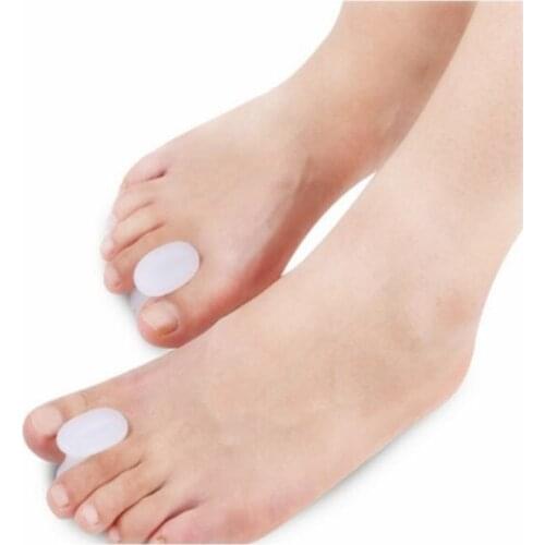 1pair Toe Separators Spacer Straightener thumb finger big feet device pad toe pads thumb valgus corrector Foot Care Tool