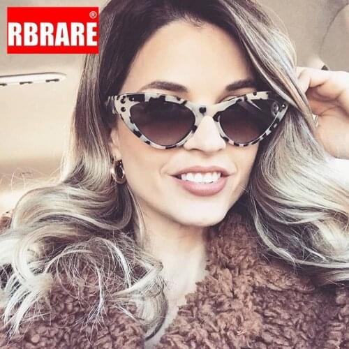RBRARE Retro Cat Eye Sunglasses Women 2021 Brand Designer Vintage Sun Glasses For Women Eyewear Vintage Oculos De Sol Feminino