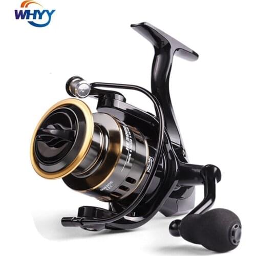 Fishing Reel HE1000-7000 Drag 10kg Metal Spool EVA Handle Spinning Reel Saltwater Reel carp Reel Fishing Send Gift Line