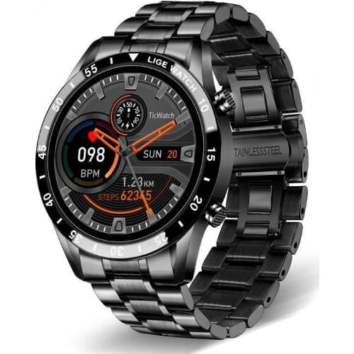 Smart Watch Mens Heart Rate Blood Pressure Sport Activity Fitness Bluetooth Call Luxury Fashion Smartwatch For Android iOS