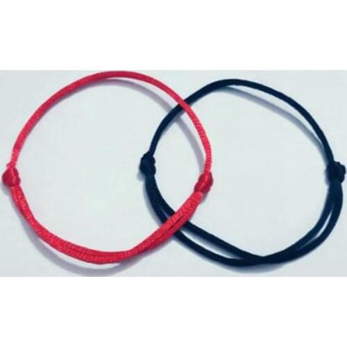 Mixed Color 100pcs/lot KABBALAH HAND Made Black Red String Bracelet Jewelry Kabala Good Luck Bracelet Protection Women Men