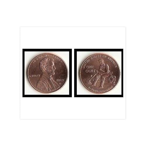 USA 1 Cent America Coins Decor New Original Coin UNC Commemorative Edition 100% Real