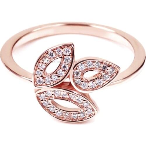 Tianyu Gems Shiny Diamond Moissanite Rings Maple Leaf Sterling Silver Jewelry Accessories Gemstones Party Gifts for Women Girls