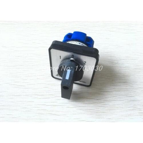 ON/OFF/ON 4 Screw Terminals Universal Change Over Rotary Cam Switch