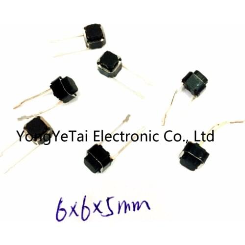 Silicone button switch touch switch 6*6*5 mute button switch black