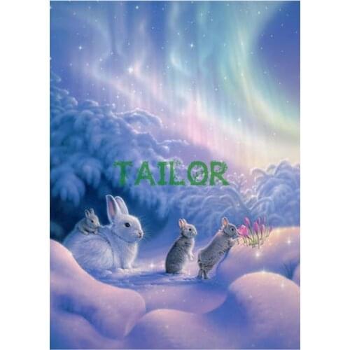 5D diamond painting Home Decor Gift Cross stitch haft diamentowy kit set Full square Cuadros tools animal Mosaic art rabbit 101