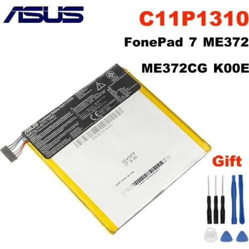 ASUS FonePad 7 ME372CL ME372CG K00E K00Y ASUS C11P1310 Original Laptop Battery Replacement Tablets High Quality 4400mAh + Tools