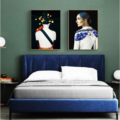 BANANART Wall Art Painting Fiugre Poster Beauty Canvas Print Living Room Home Decoration No Frame