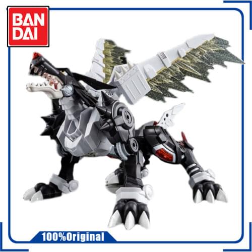 BANDAI Digital Monster Figure-rise FRS STANDARD AMPLIFIED Dark Metal Garurumon Assembly Model Action Toy Figures Children Gifts