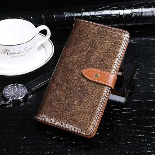 Phone Case for ZTE Blade V9,[Cash and Card Slots],Crocodile pattern Leather Case,Phone Case for ZTE Blade V9