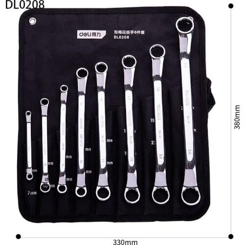 Deli Double Plum Wrenches Double Plum Spanner Has Many Uses Industrial Grade Hand Tools Industrial Electromechanical Maintenance