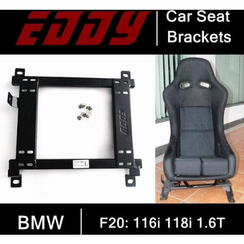 EDDY High Strength Car Seat Base for BMW 1 Series F20 116i 118i 1.6T Auto Parts Iron Stainless Car Seat Mounting Brackets