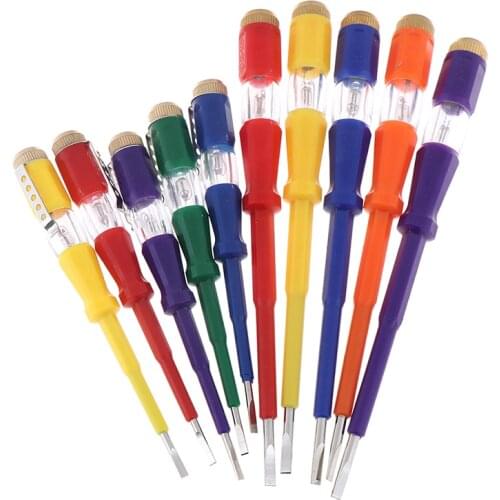 1pc 220v Waterproof Induced Electrical Tester Screwdriver Probe With Indicator Light Mayitr Pen Voltage Tester