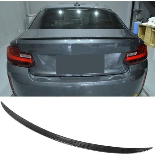 Carbon Fiber Rear Trunk Wing Spoiler for BMW F22 M Sport F87 M2 Coupe 14-19 220i 228i M235i Rear Trunk Boot Lip Wing Spoiler