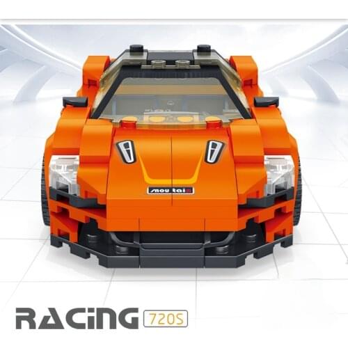 Super Racing team sport Famous Car World 720S car Boy Assembled Particle Building Block Toys for children gifts