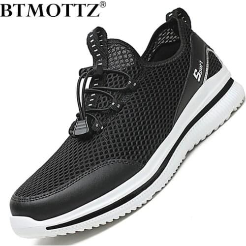 Summer Mesh Men Casual Shoes Breathable Sneakers Men Outdoor Non-slip Walking Shoes Lightweight Mens Trainers Zapatillas Hombre