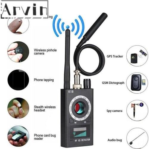 Multifunctional anti-spyware, GSM camera detector, audio error detector, GPS signal lens, RF tracker, wireless product detection