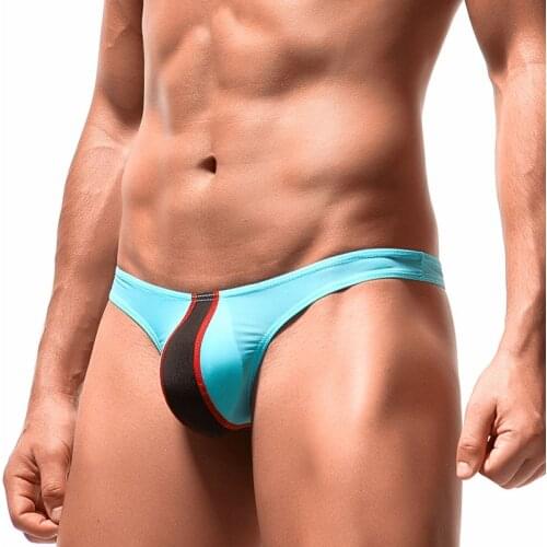 Men Mesh Thongs And G Strings Sexy Gay Mens Underwear Smooth Ice Silk Briefs Mens T Back Thong Tanga Panties