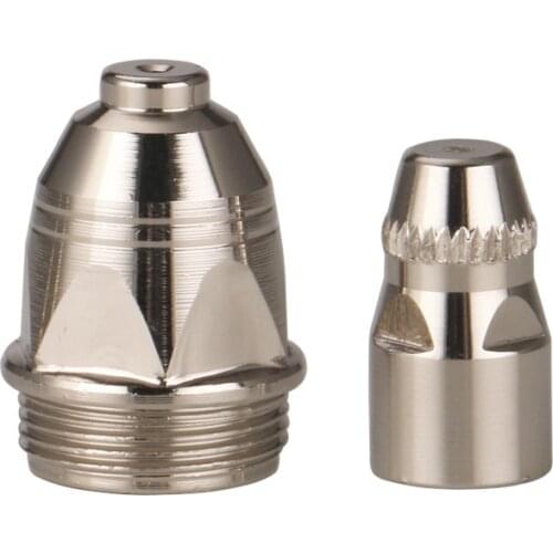 1 Set Premium P80 Plasma Cutting Torch Consumable Cutting 60A 80A 100A P80 CNC Plasma Torch Tip Electrode Nozzle