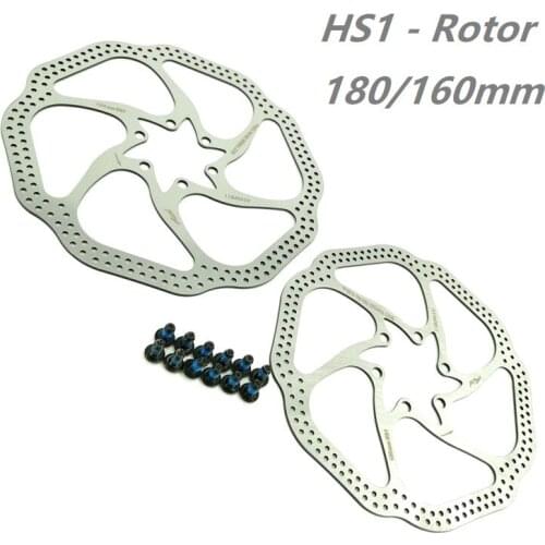 Mountain Bike Brake HS1 6-Bolt Disc Brake Rotor 160mm 180mm Mechanical Disc Brake Hydraulic Disc Brake Rotor