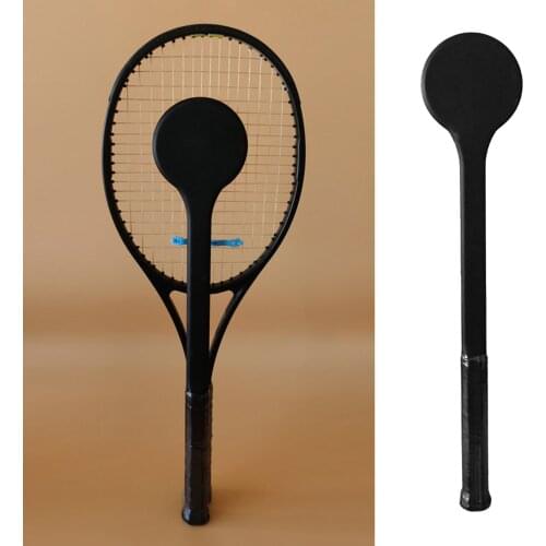 Carbon Fiber Tennis Sweet Spot Racket Spoon Swing Training Racket Accuracy Practice Racket Batting Hitting Equipment
