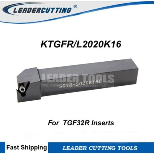KTGFR2020K16 KTGFL2020K16 Turning tool, Internal Grooving Cutting Lathe Tool Holder,Grooving Tool Holder for TGF32R TGF32L