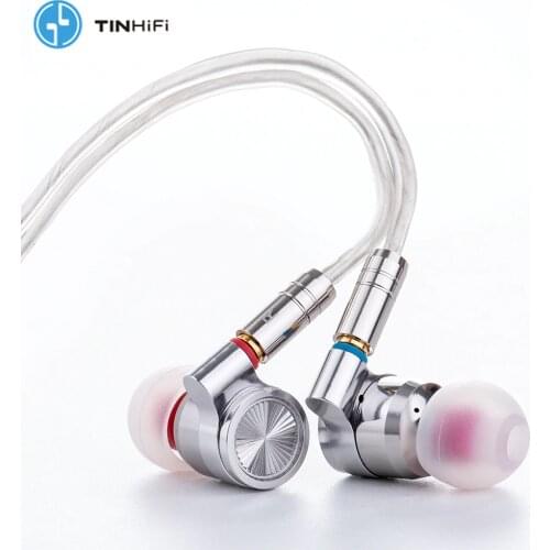 TIN HIFI T4 10mm CNT Carbon Nanotube Dynamic Driver In Ear Earphone Monitor IEM Bass DJ Metal Headset MMCX Cable TINHIFI T3 T2
