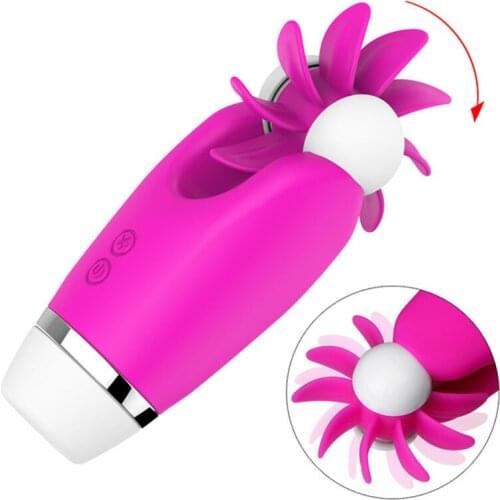 Rotation Oral Clitoris Stimulator Sex Toys Multi mode Tongue Licking Vibrator For Women Masturbator Breast Massage Sex Shop