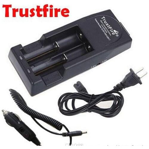 High Quality Trustfire TR001 Battery Charger Mod Charger for 18650 18500 18350 17670 14500,10440 Battery +Car Charger